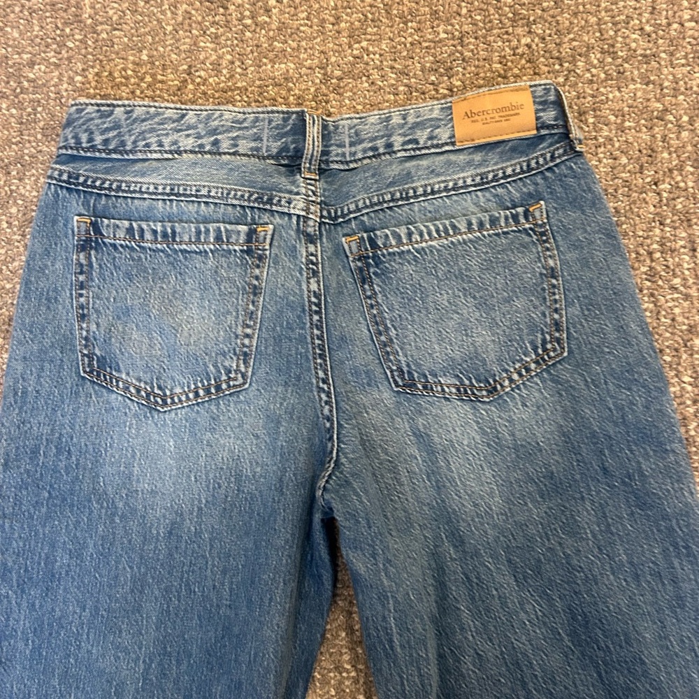 Abercrombie Blue Denim Jeans baggy